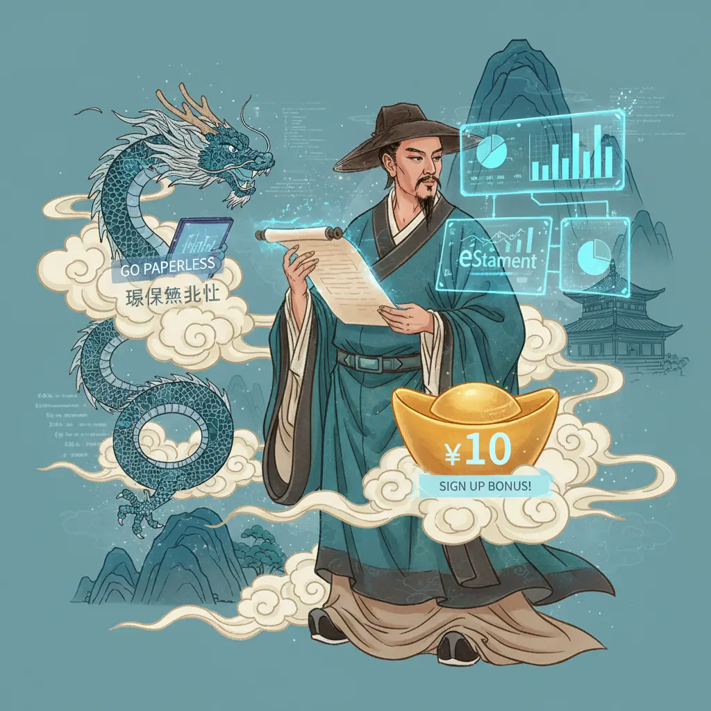 $10 sign up bonus - eStatements