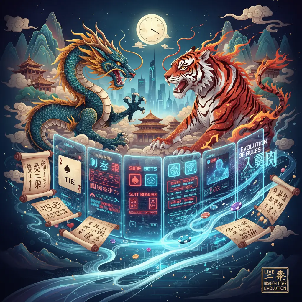 Live dealer dragon tiger rules - Evolution