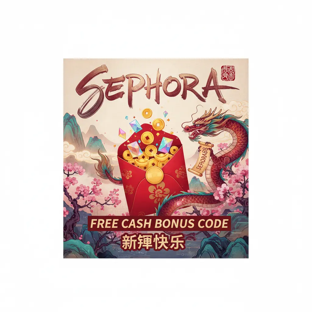 free cash bonus code - Sephora