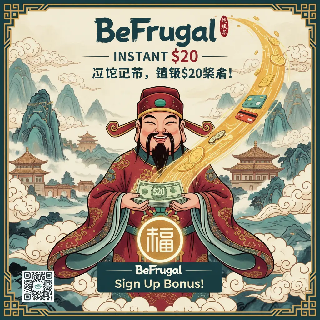 instant $20 sign up bonus - BeFrugal