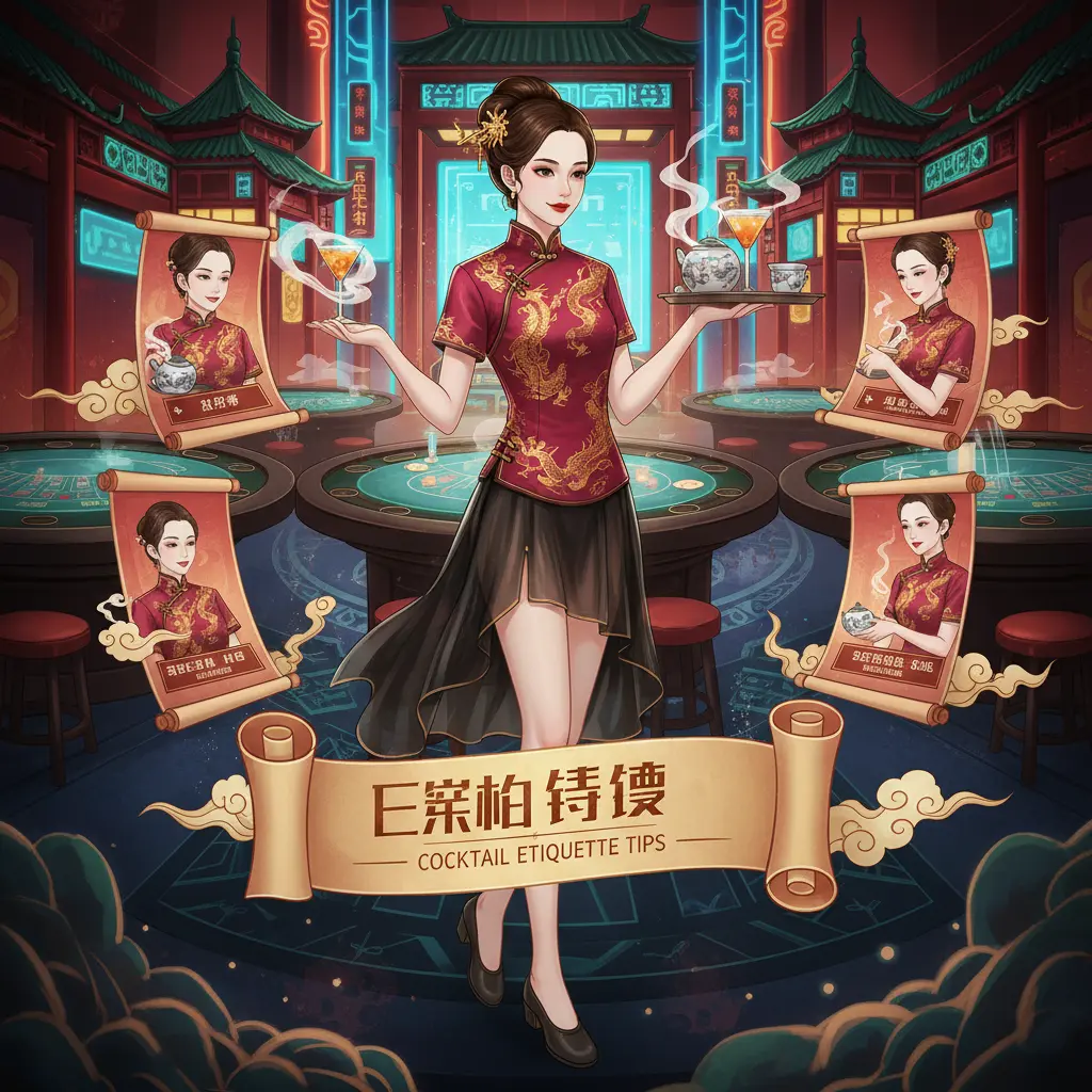 Live casino etiquette tips - cocktail