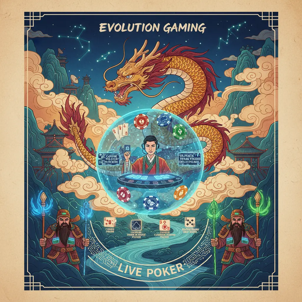 Live dealer poker variations - Evolution