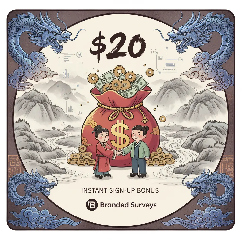 instant $20 sign up bonus - Branded