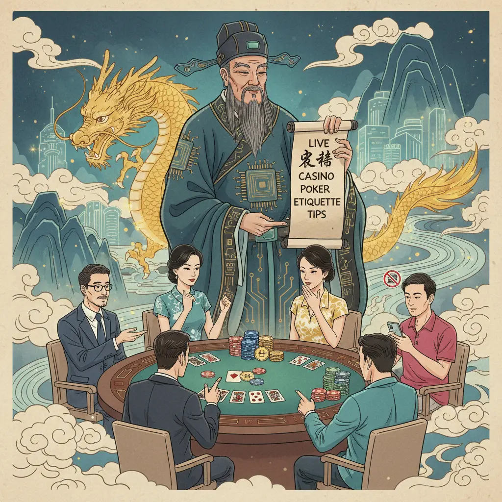 Live casino etiquette tips - poker
