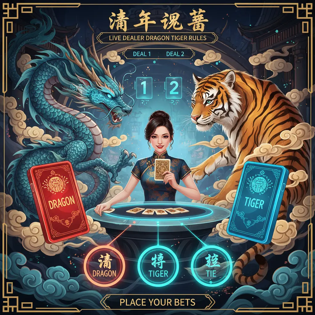 Live dealer dragon tiger rules - Dragon