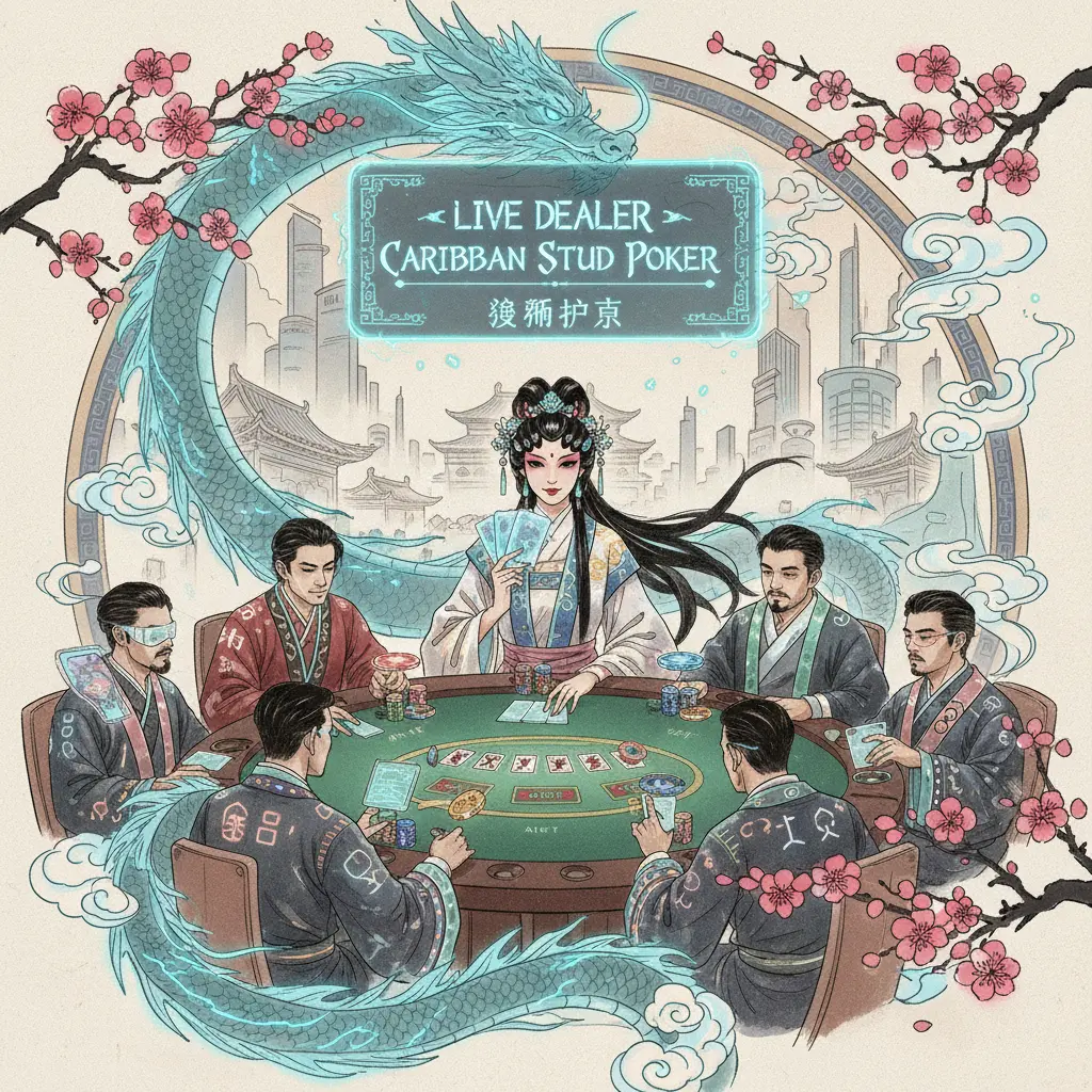 Live dealer poker variations - Caribbean