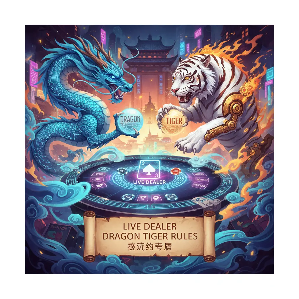 Live dealer dragon tiger rules - Evolution
