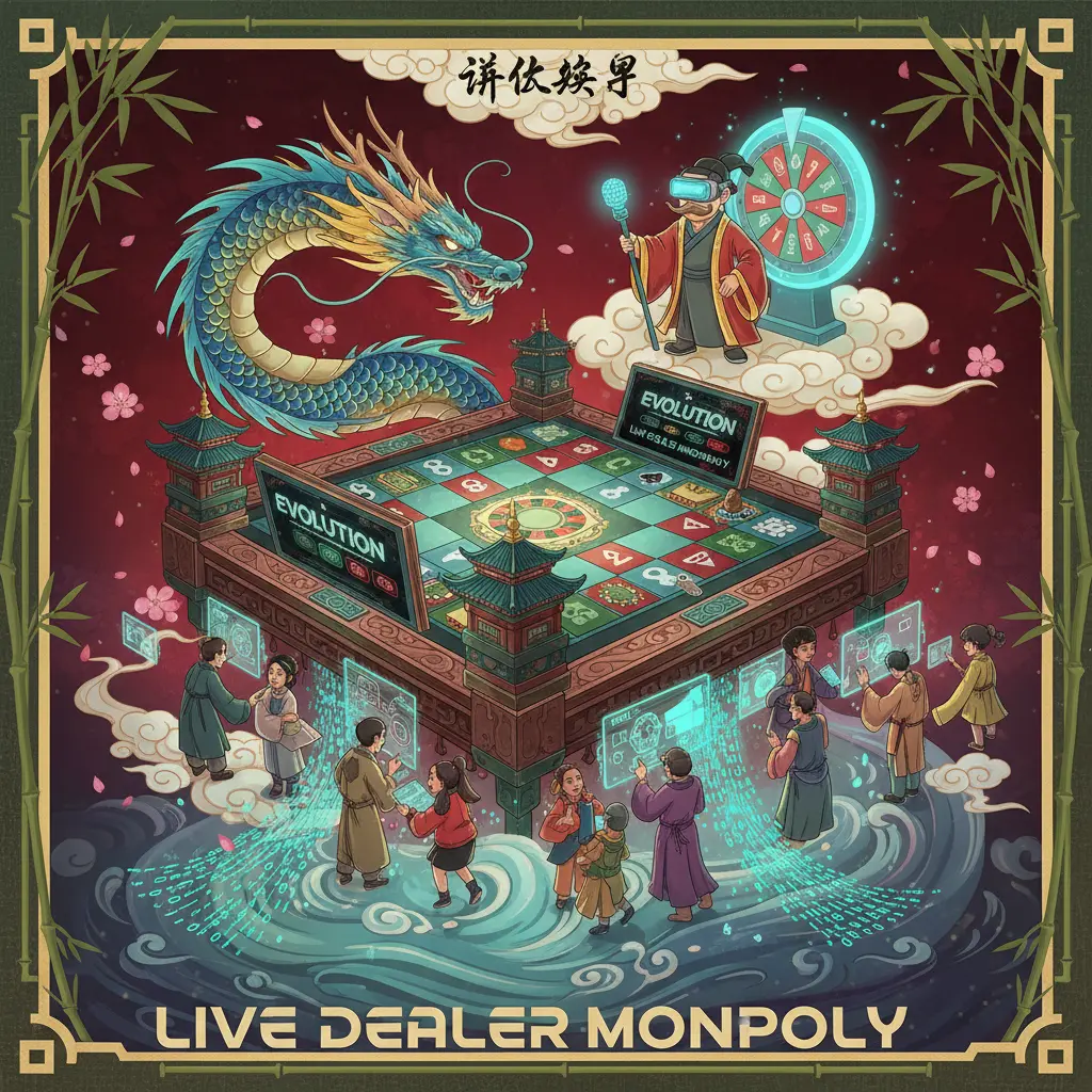 Live dealer monopoly experience - Evolution
