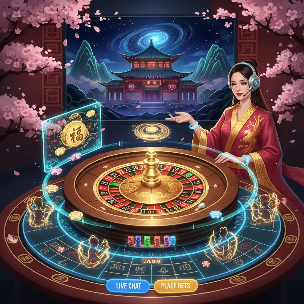 Interactive live casino games - Roulette