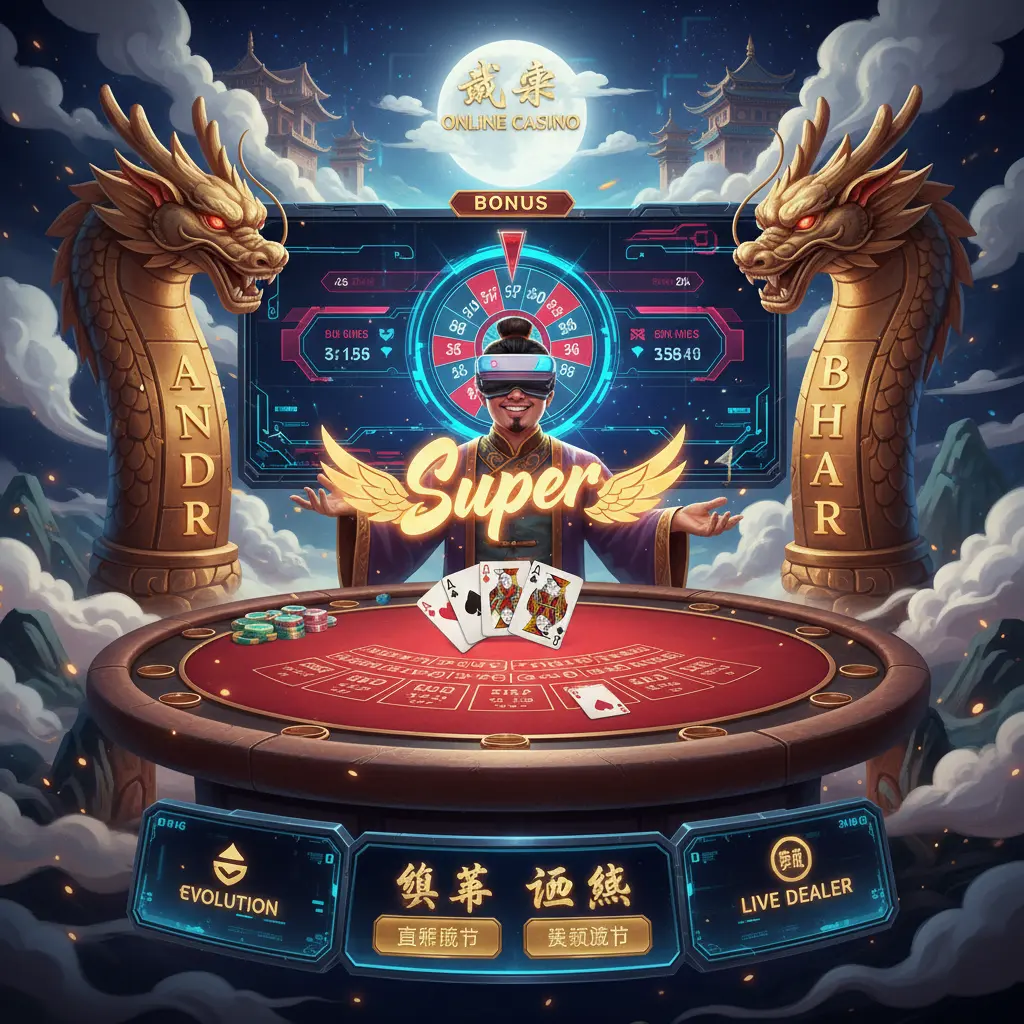 Live dealer andar bahar online - Evolution