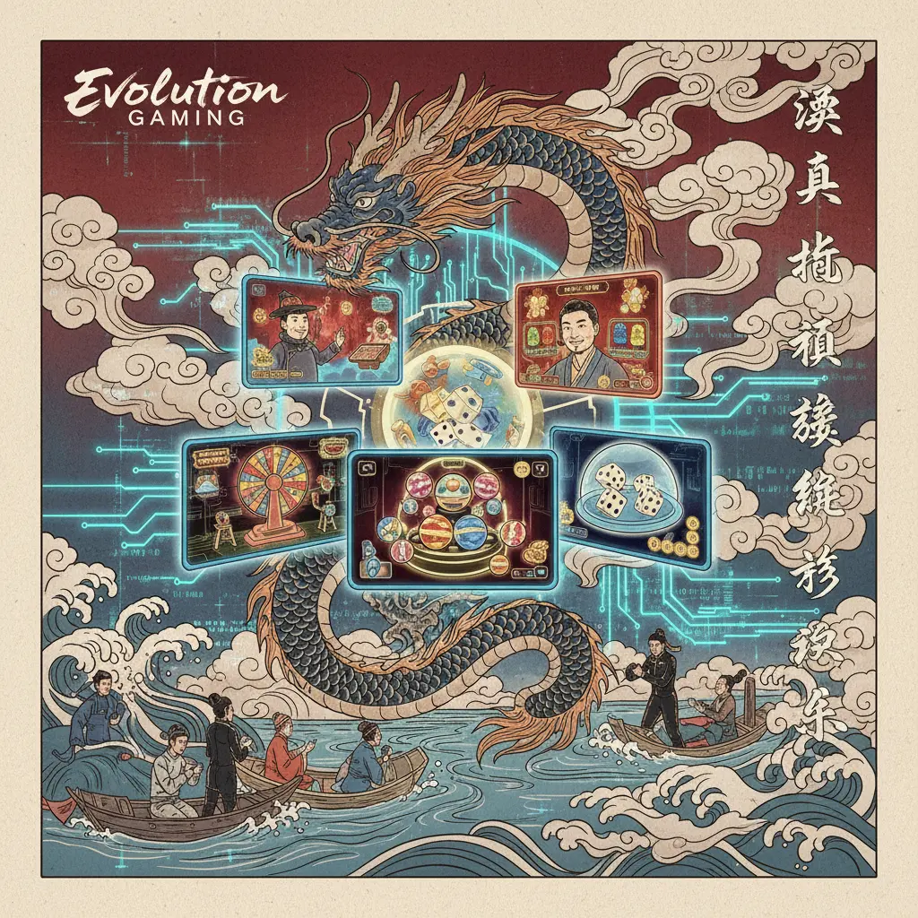 Live dealer game show varieties - Evolution