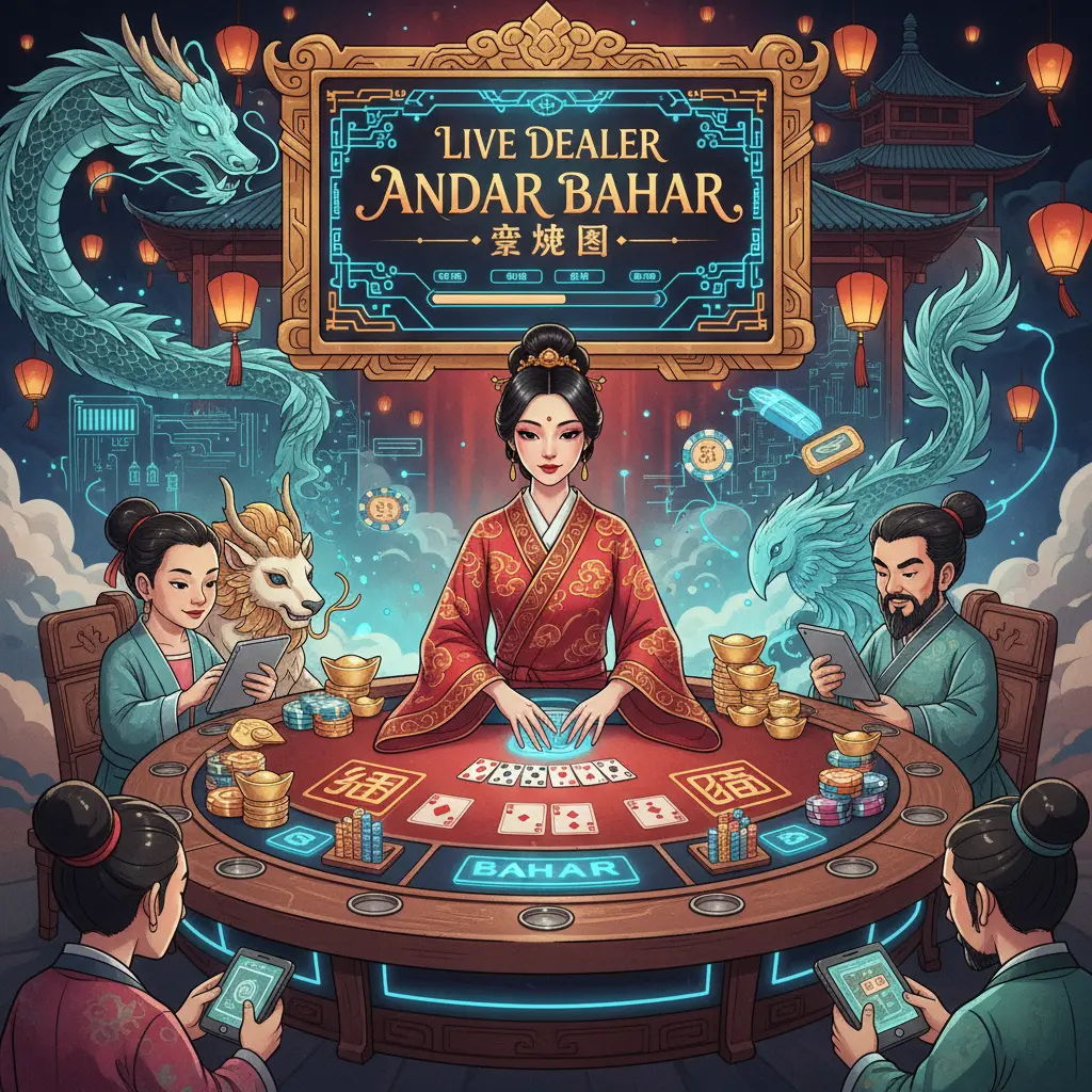 Live dealer andar bahar online - Dealer