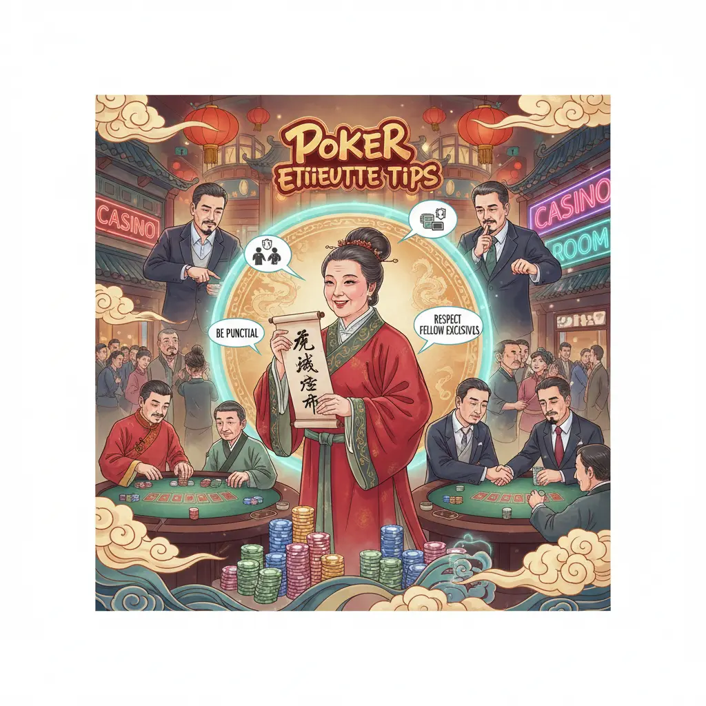 Live casino etiquette tips - Poker