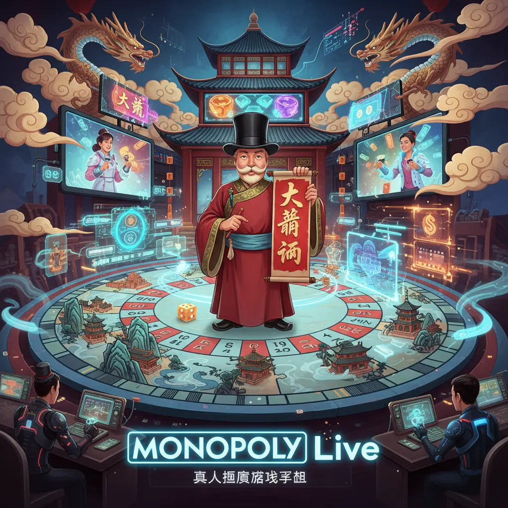 Live dealer game show varieties - MONOPOLY